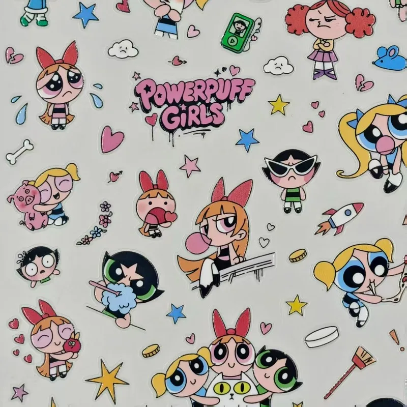 Powerpuff Girls Stickers Water - Model Kit Anime Girl review and price