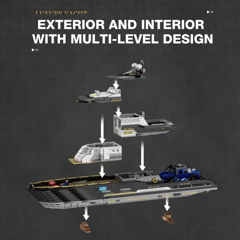 Reobrix 66103 Giant Luxury Yac - Model Kit Yacht review and price