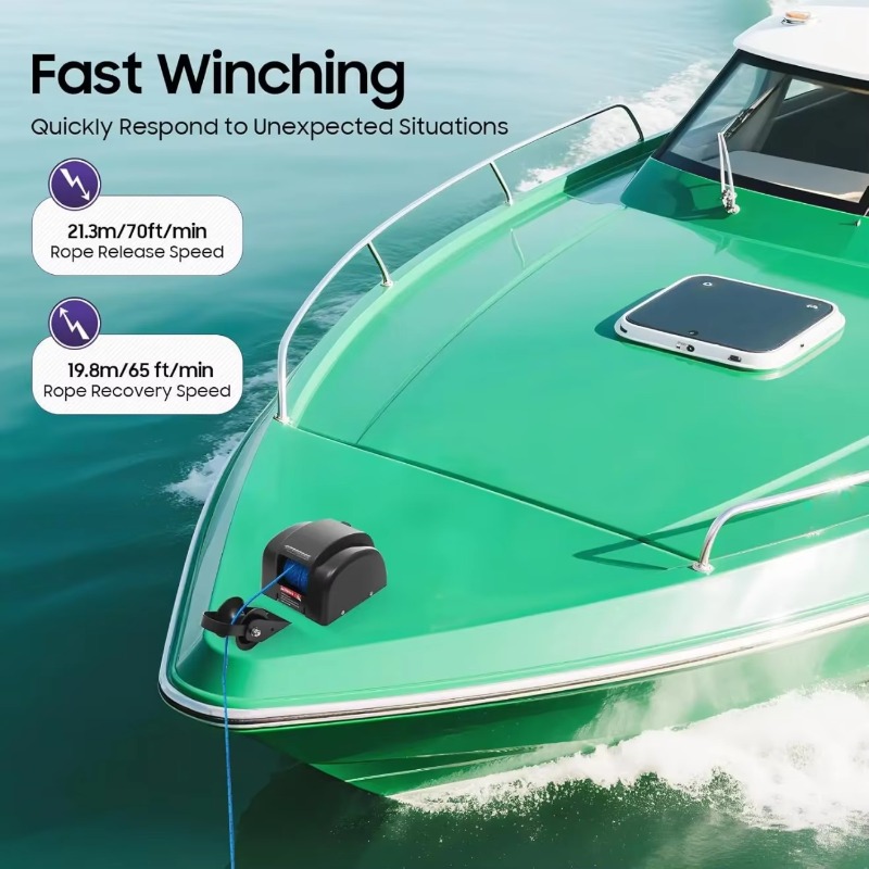 12V Electric Anchor Winch AC 4 - Model Kit Yacht review and price